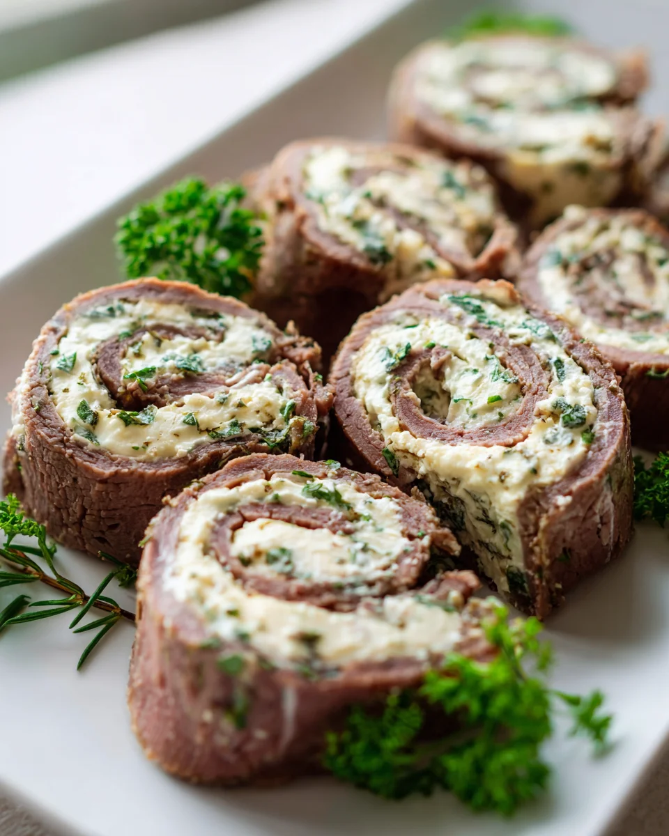 Savory Low Carb Beef Roll-Ups Delight