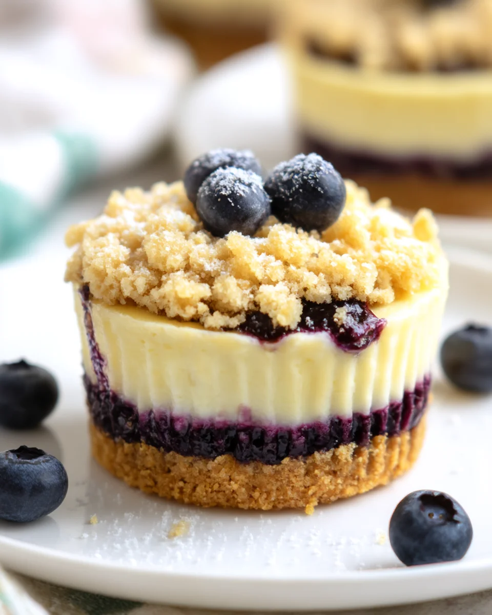 Delicious Mini Blueberry Cheesecakes Recipe for Sweet Treats