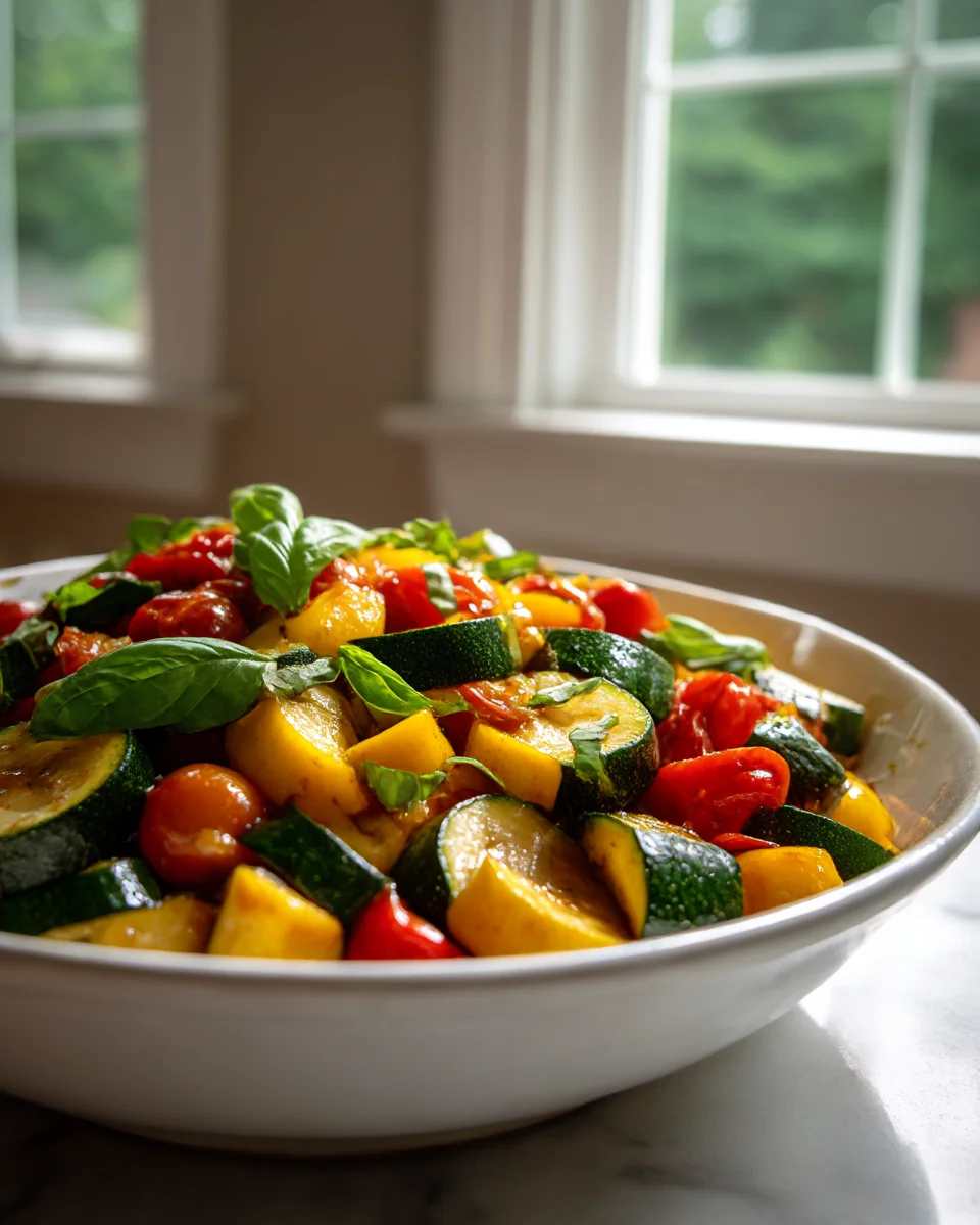 Heavenly Balsamic Summer Veggie Delight