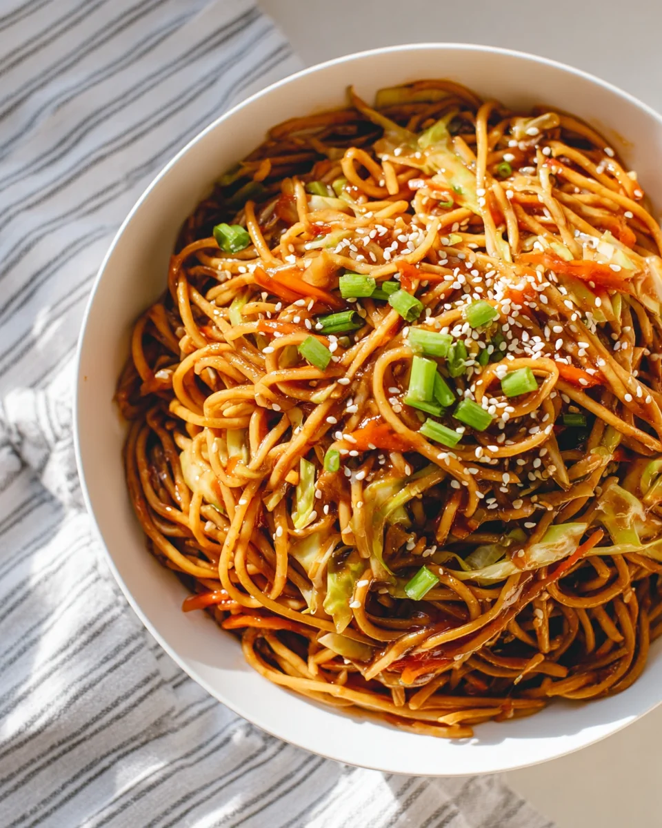 Savory Beef Teriyaki Noodles Delight