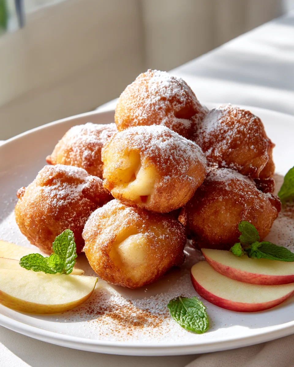 Crispy Apple Fritters Bliss Bites
