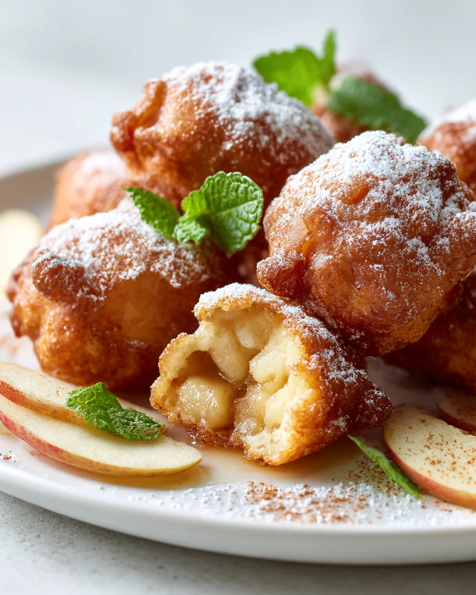 Crispy Apple Fritters Bliss Bites