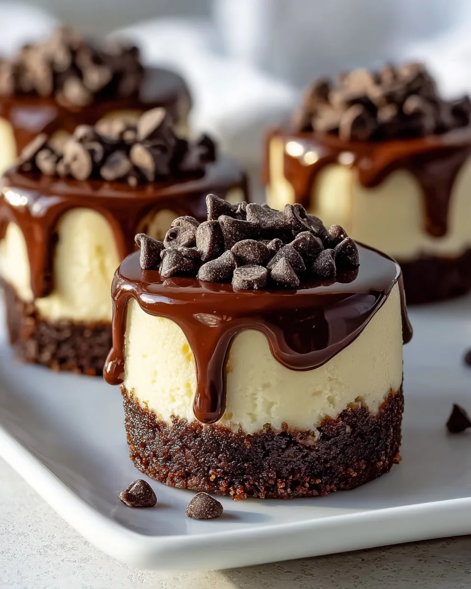 Decadent Brownie Cheesecake Bites