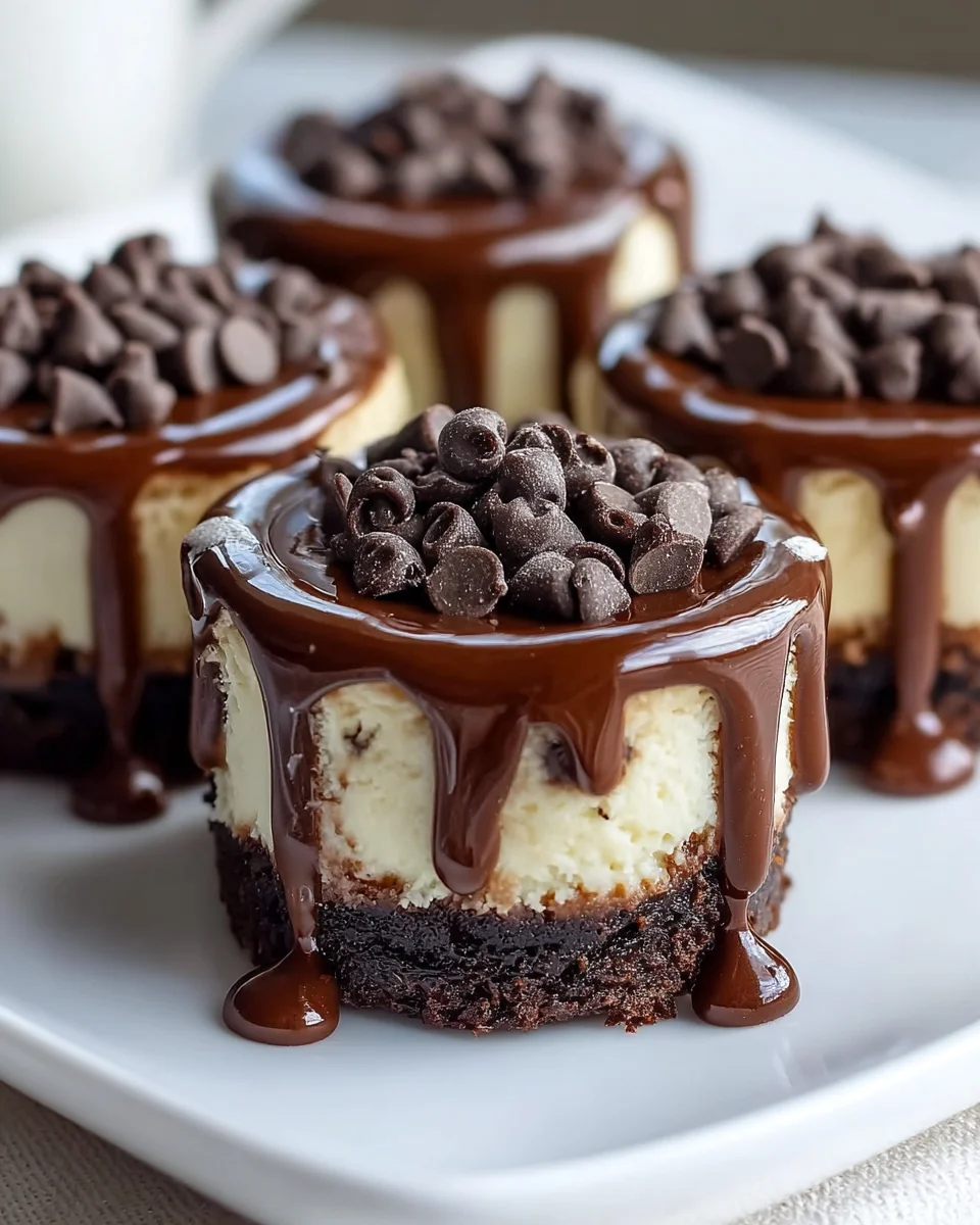Decadent Brownie Cheesecake Bites