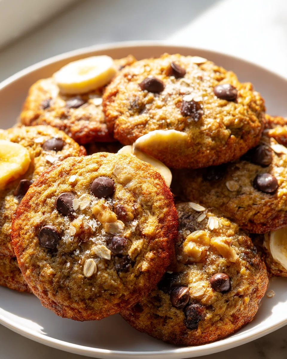 Warm and Wholesome Banana Bread Cookies